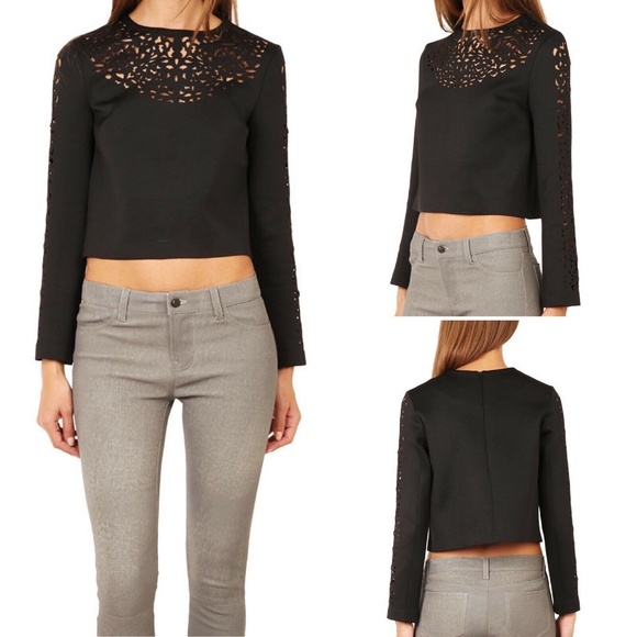 Clover Canyon Neoprene Crop Top  - Picture 1 of 8